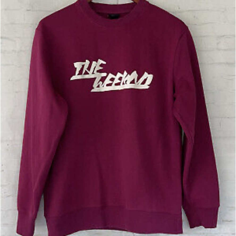 The Weeknd x H&M If It Ain’t XO Then It Gotta Go Crewneck Sweatshirt- Fuchsia- S